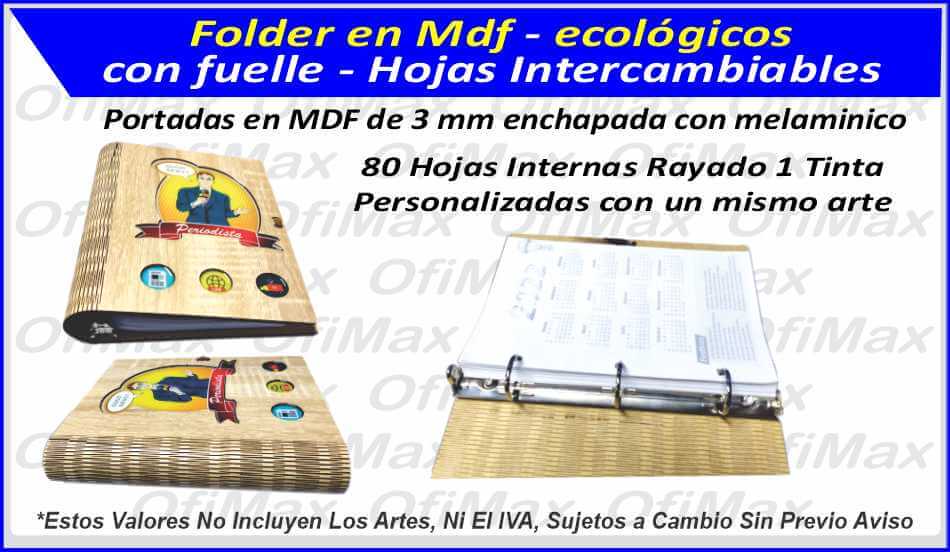 folders ecologicas corte laser, bogota, colombia